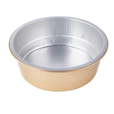 China China Eco-friendly Suppliers Wholesale Food Grade Aluminum Foil Round Food Container For Baking Cake for sale