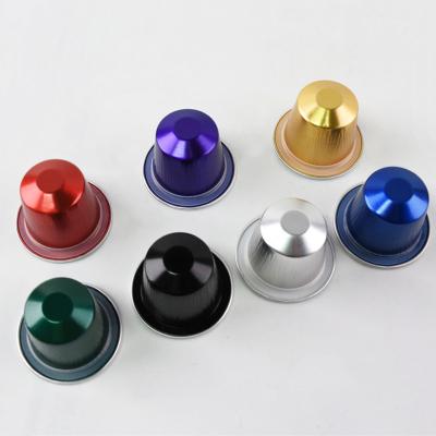 China Coffee Tea China Nespresso Aluminum Foil Coffee Empty Capsule for sale