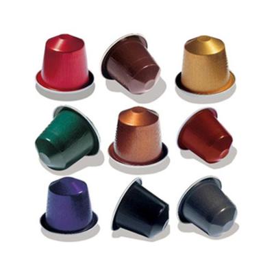 China Aluminum Coffee Tea Nespresso Coffee Capsules With Lid for sale