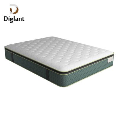 China D61 Diglant Hotel Bedroom Furniture Full Memory Sponge Rubber Queen Spring Hybrid Cooling Mattress for sale