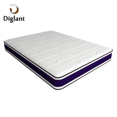 China Breathable Bed D154 Zone Cloth Anti-Slip Spring Cooling Bed Pocket Size 3d Mesh Foam Twin Mattress for sale