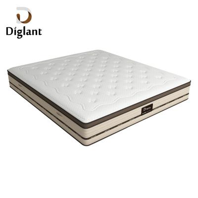 China Diglant D227 cooling comfortable sleepwell 20cm spring foam twin size compressed roll up mattress for sale