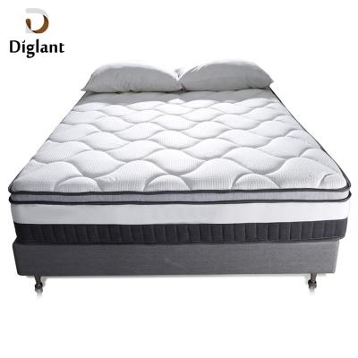 China Modern Diglant D9-T9 12 Inch Plush Queen Pocket Cheap Spring Gold Pillow Top Box Spring for sale