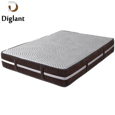 China Diglant ke-793 Best Comfort Stylish Firm Euro Queen King Size Bed Top Pocket Bamboo Spring Mattress for sale