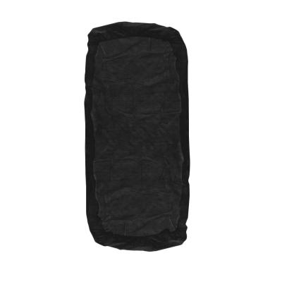 China Super Durable Disposable Fitted Massage Table Covers Black Bedspread for sale