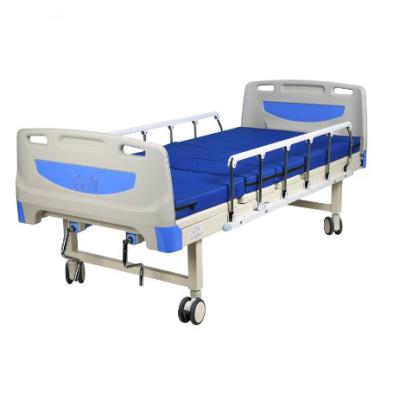 China Best Selling Two Crank Multi Function Medical Home Care 3 Manual Hospital Bed for sale