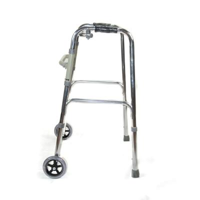 China Medical Equipment Hospital Rollator Aluminum Walker Folding Frame Walking AIDS For Handicapped for sale