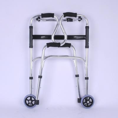 China Best Price Collapsible Folding Mobility Frame Walker Walking Aids For Adults for sale