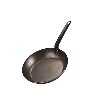 China Sustainable carbon steel non stick fry pan for sale