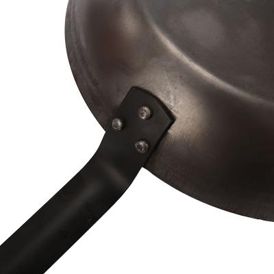 China Sustainable carbon steel non stick fry pan for sale