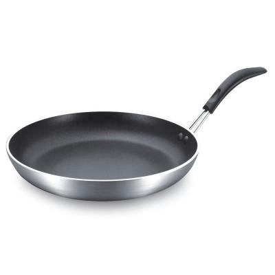 China Sustainable Non-stick Stainless steel double sided frying pan for sale