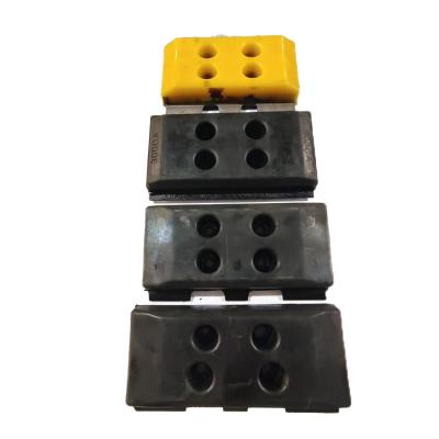 China Crawler Excavator Crawler Track Rubber Pads Undercarriage Parts Excavator Protection Rubber Block Launch for sale