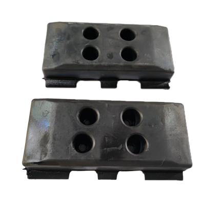 China Factory Direct Sales Crawler Excavator Rubber Track Block Track Custom Type Excavator Special Rubber Track Rubber Pad Buckle Block for sale