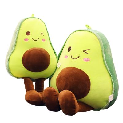 China NiuNiu Daddy Snuggly Stuffed Avocado Fruit Soft Plush Toy Hugging Pillow Gifts for Kids, Girl, Boy, and Friends Christmas for sale