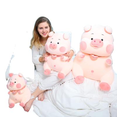 Cina NiuNiu Daddy stuffed/50cm Medium Super Soft Cute Pig With Lovely Smile unfilled plush animal toy for child gifts in vendita