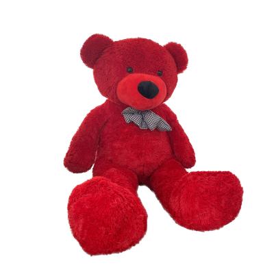 China NiuNiu Daddy 2021 new products red giant teddy bear plush animal toys with unstuffed kawaii kawaii holiday gift for girl friend for sale