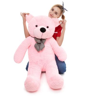 Cina Niuniu Daddy 47in/120cm soft toy unstuffed big bear skin teddy bear plush toy semi-finished animal plush toys 6 colors in vendita