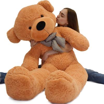 China Niuniu Daddy 118in/300cm Teddy Bear Plush Toy Cuddly Animal Toy Skin White Floppy Doll Without Filling For Home Decoration for sale