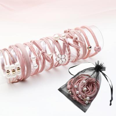 China Popular Fashion 12 Pieces Set Convenient Hair Rope Women Accessories Headwrap Storage Hair Accessories for sale