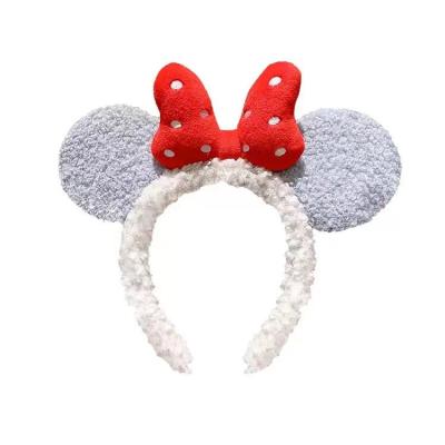 China Trendy Premium Quality Lovely Fashion Ears Party Headband All-match Bow Headband for sale