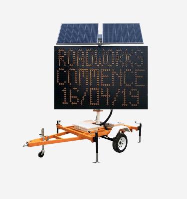 China Led Variable Solar Lights Message Sign Billboard Traffic Amber Vms 2048x1280 mm/customized for sale