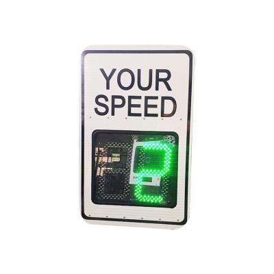 China Electricity Recording Device Pedestrian Detector Warning Signs Solar Led Radar Speed ​​Remote Control Sign for sale