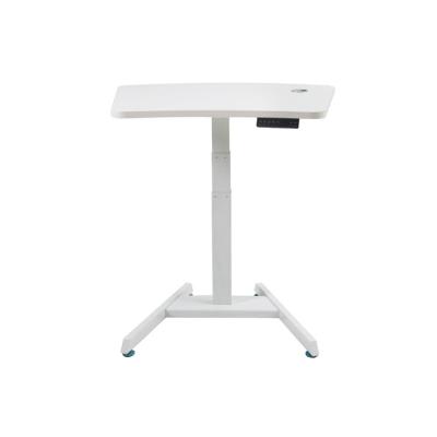 China (Size) Sit Stand Single Motor Table Adjustable One Leg Height Adjustable Smart Computer Desk for Home Office for sale