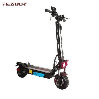 China Electric Scooter 60v 5600w Max Speed ​​90km/h 36ah Fat Tire 11inch Dual Chain 100km Foldable Motors Scooter Unisex for sale