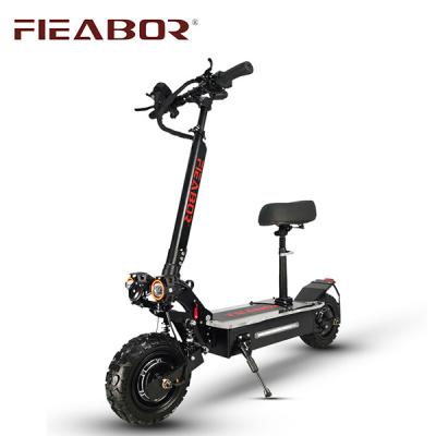 China USA EU Max Speed ​​80km/h DDP 60V 27Ah 5600W Double Motor Powerful Duty Free Unisex Drive Adult Electric Scooter for sale