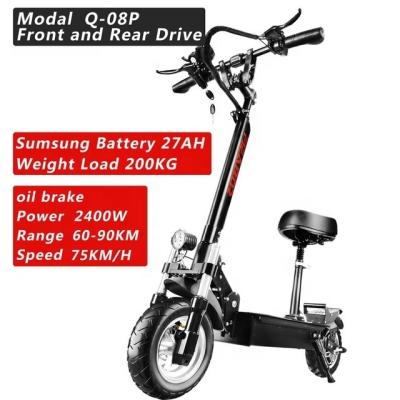 China Fieabor USA Warehouse DDP 1200w 2400w Unisex Duty Free Electric Scooter Boutique Mobile Free Seat Add Charger for sale