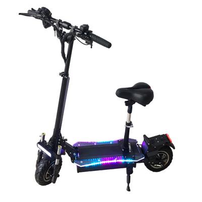 China Electric Scooter Max Rang 60 Miles Adult Folding Scooter Unisex Fieabor 2400w Double Drive for sale