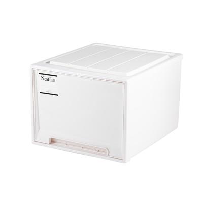 China Plastic Storage Clothing Storage Drawers Simple Pure White Viable Drawer Cabinet 6 Layer Storage Drawer Organizer for sale