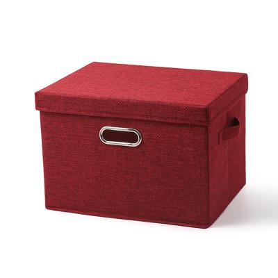 China Foldable Cube Viable Storage Box Cloth Storage Box Bed Clothes Storage Box for sale