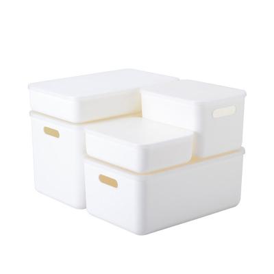 China Modern Design Sustainable Storage Box Organization Storage Boxes Rectangle Plastic Storage Boxes for sale