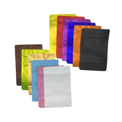 China Custom Security Zipper Packaging Bag Food Grade Pouch 250g 500g 100g Foil Lined Packaging Plastic Foil Food Herbal Tea Bags for sale