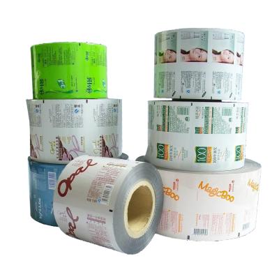 China Recyclable Chocolate Chips BOPP Film Roll Custom Engraving Printing Plastic Film Roll Filling Machine Snack Aluminum Film Roll for sale