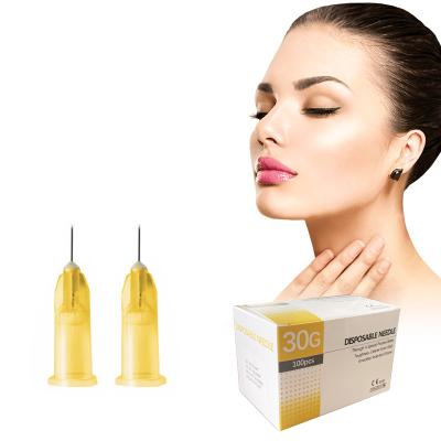 China Cánula micro embotada disponible de la aguja hipodérmica de la inyección de Mesotherapy en venta