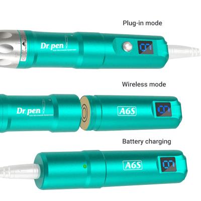 중국 발 스위치와 A6s 피부 무선 마이크론티드링 펜 카트리지 Dr 펜 판매용