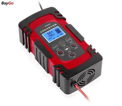 China 12V&24V Intelligent Automobile Charger BayGo DC80 Lead Acid Battery Adapt Full Smart Battery Charger For Car for sale