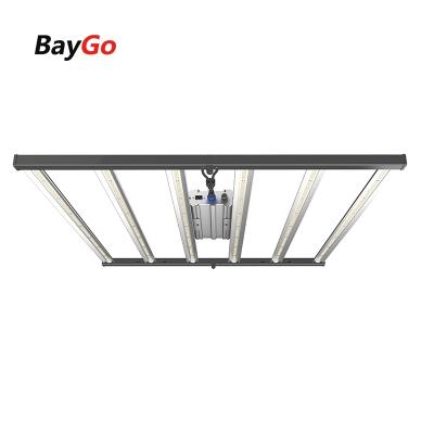 China Aluminum Alloy BayGo 6-8 Collapsible Colamate G3 Series LED Rail Mount LED Grow Light 650&720&800&1000W For Indoor Plants for sale