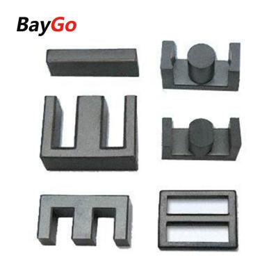 China Electronic Product BayGo EE Type Magnet Core Manganese-Zn Ferrite Core Powder Soft Core For Transformer for sale