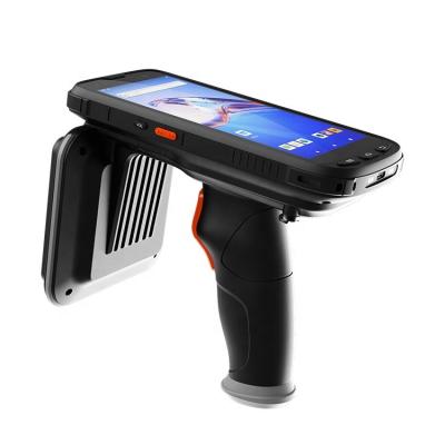 China Smartphone Barcode Wireless Rugged Engine Android 5.5inch Impinj R2000 SE4710 UHF RFID Handheld Reader for sale