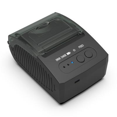 China 58MM black and blue stock portable thermal printer for sale