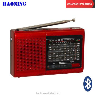 China 2021 good quality portable switch lw speaker fm am mw hot sale factory price usb blue tooth haoning radio for sale