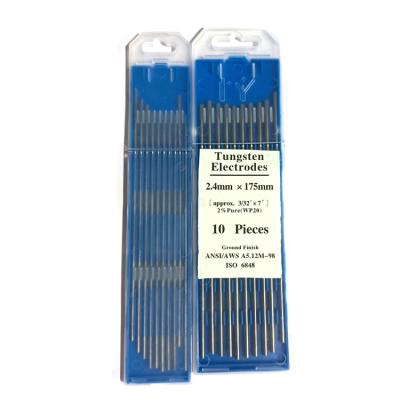 China Tungsten Electrode For Cerium Gray Tungsten Argon Arc Welding 2.4*150mm Micro Tip Needle Electrode for sale