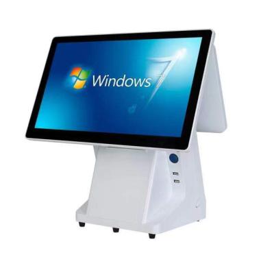 China 64G POS Desktop Terminal Windows Touch Display Capacitive POS System for sale