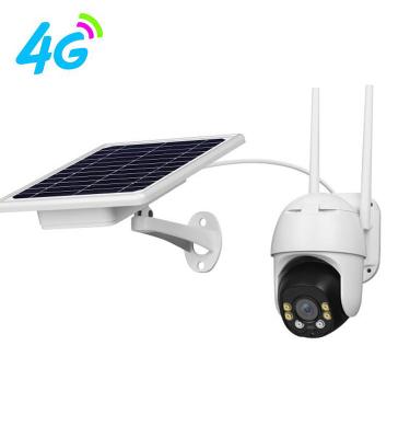 China Human Motion Tracking Low Power Outdoor Waterproof PTZ IP WIFI CCTV Security System Solar Power 4G Wireless Long Range Camera for sale