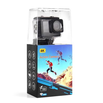 China Cost Effective Dual Function Recording V39 Chipset 4K Screen 30M Waterproof EIS Action Camera for sale