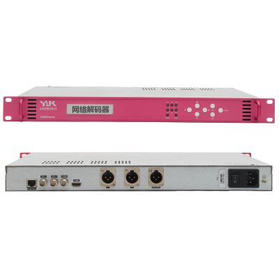 China (100 Base-T) IP 90Mb/s Streaming To HD-SDI HDM I Audio Video Decoder H.265 H.264 Stream Decoder for sale