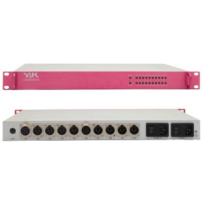 China Two Distribution 1x4 China Manufacturer Broadcast Two 1x4 Distributor Analog Audio Splitter 1U Rack for sale